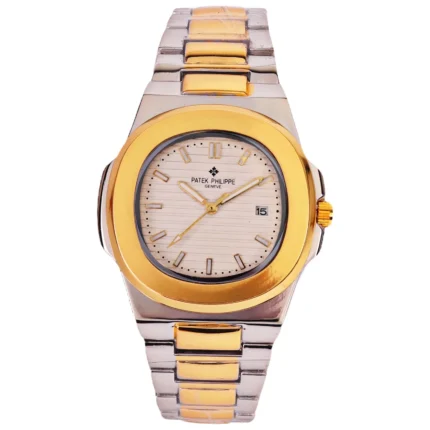 Patek Philippe Nautilus Golden Tone & White Dial