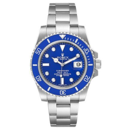 Rolex Submariner Blue Stainless Steel Master Lock