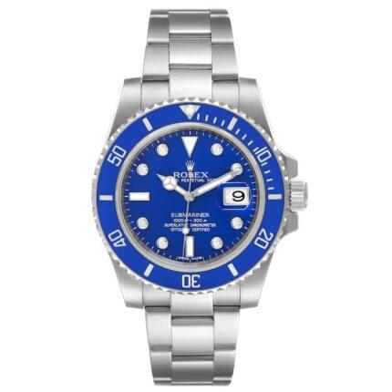 Rolex Submariner Blue Smurf Stainless Steel Butterfly/Master Lock - GMT Edition