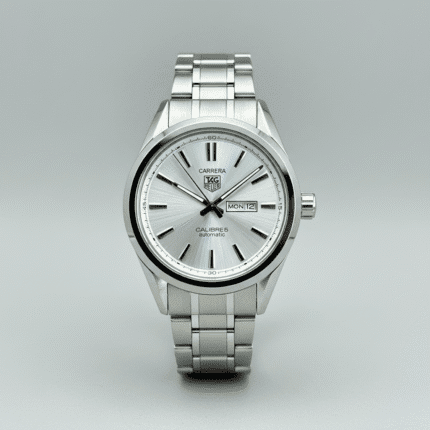 Tag Heuer Calibre 5 Stainless Steel White Dial